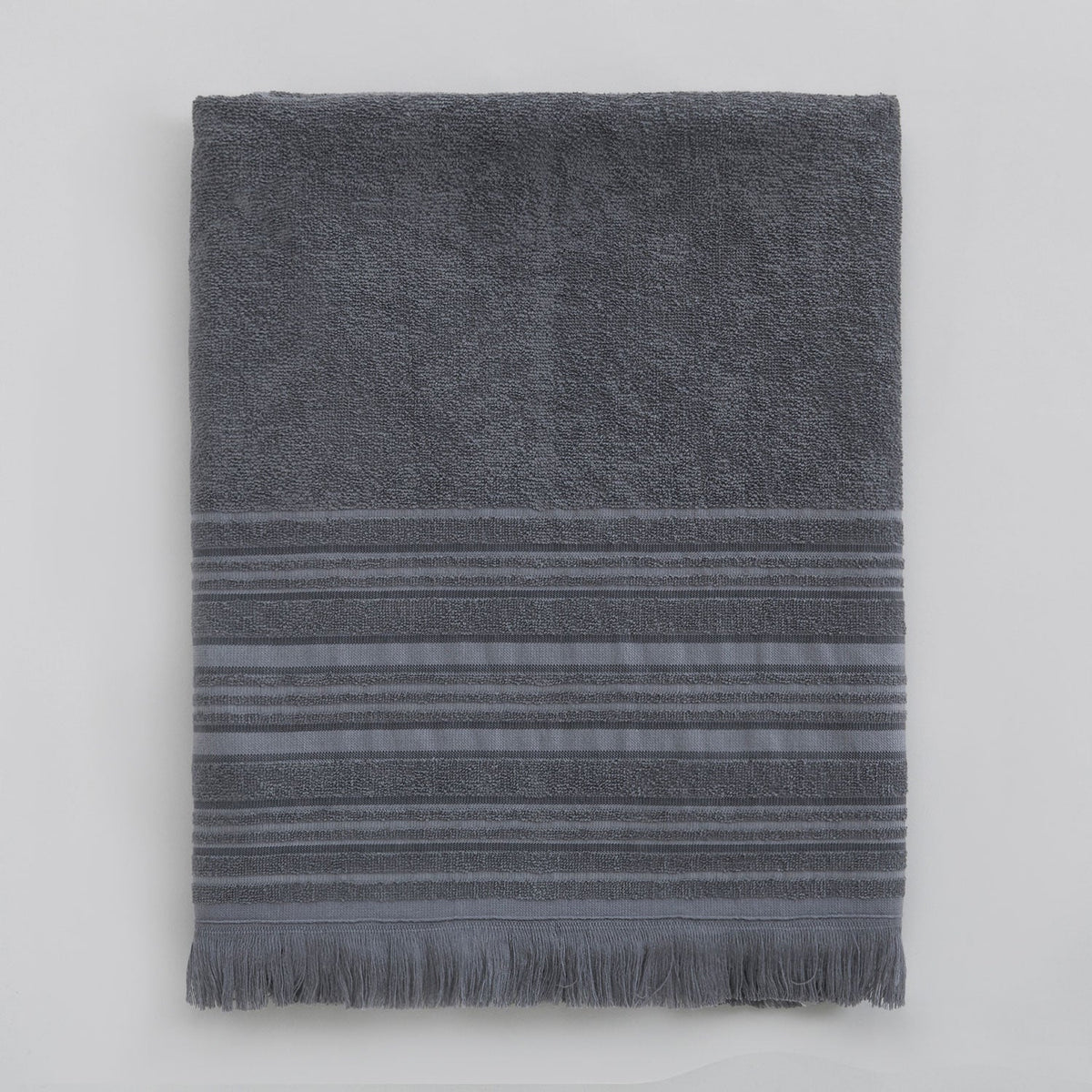 Handdoek | Derin - Asgrijs | Bamboe & Katoen - Pure Harmony