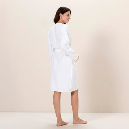 Badjas voor Dames | Frio - Wit | Bamboe & Katoen - Pure Harmony