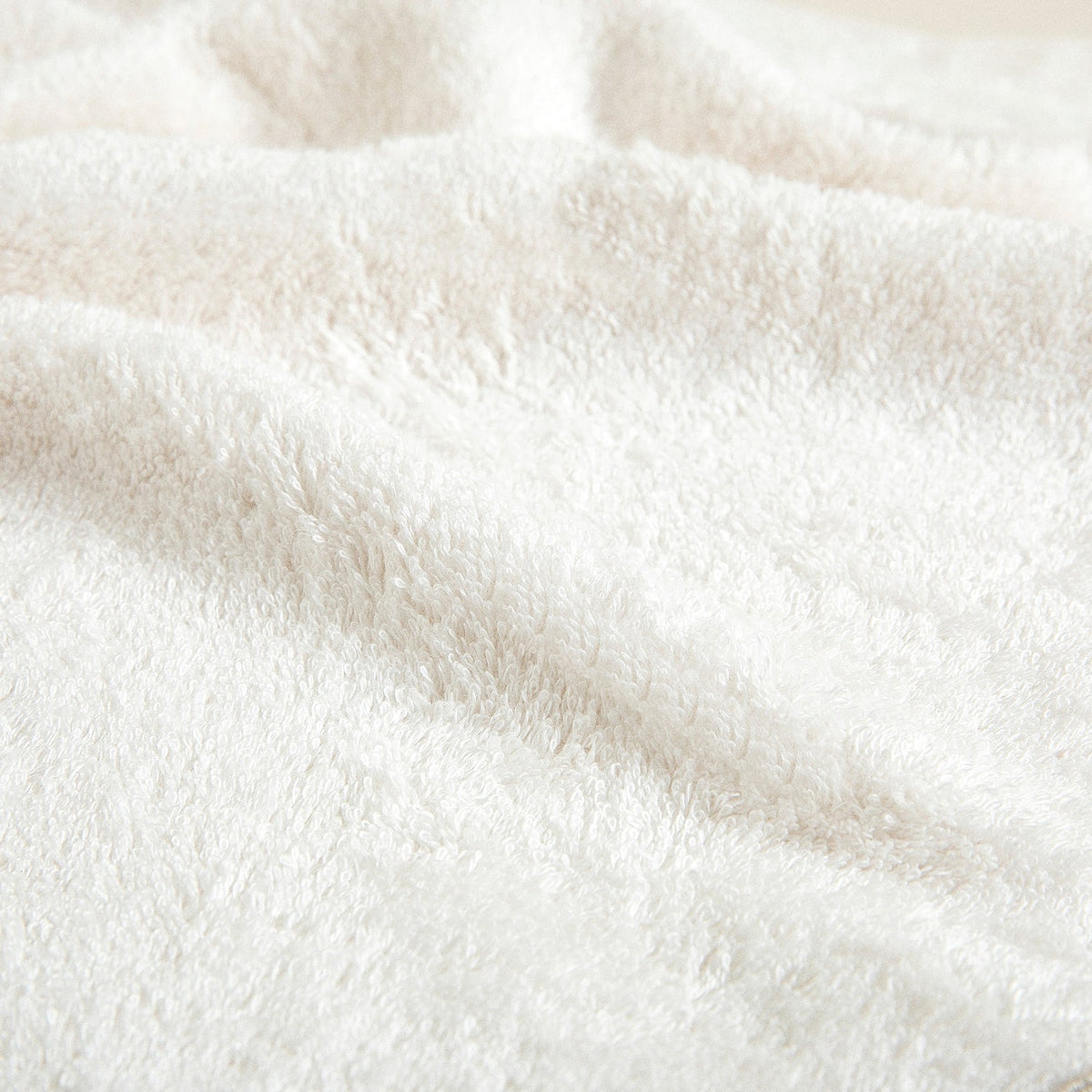 Handdoek | Border - Ecru | Bamboe & Katoen - Pure Harmony