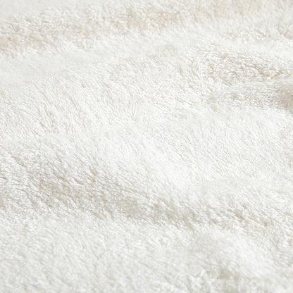 Handdoek | Border - Ecru | Bamboe & Katoen - Pure Harmony