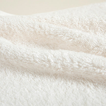 Handdoek | Border - Ecru | Bamboe & Katoen - Pure Harmony