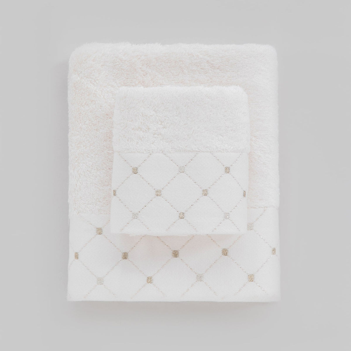 Handdoek | Cela - Ecru | Bamboe & Katoen - Pure Harmony