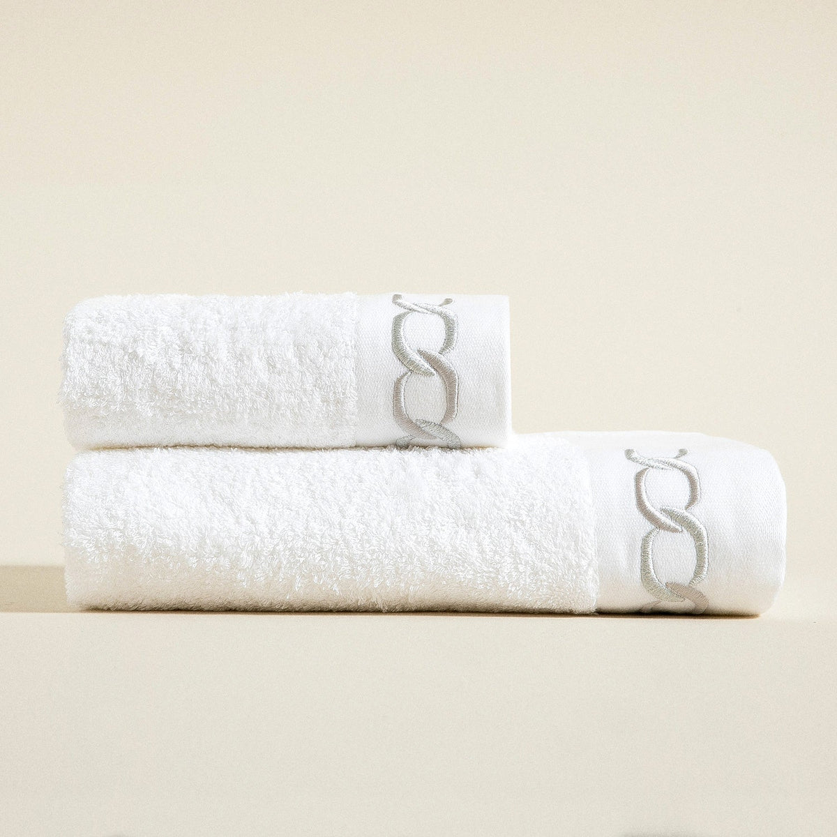 Handdoek | Corrente - IJsblauw | Bamboe & Katoen - Pure Harmony