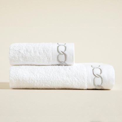Handdoek | Corrente - IJsblauw | Bamboe & Katoen - Pure Harmony