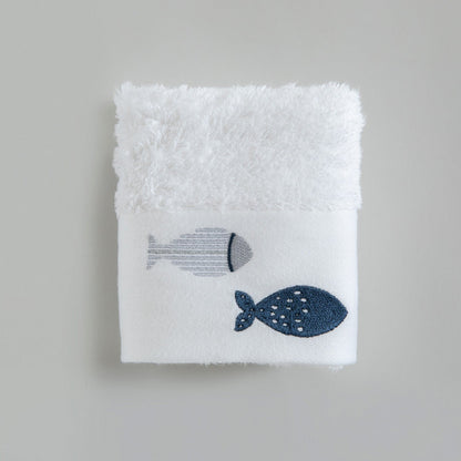 Handdoek | Delmy - Wit | Bamboe & Katoen - Pure Harmony