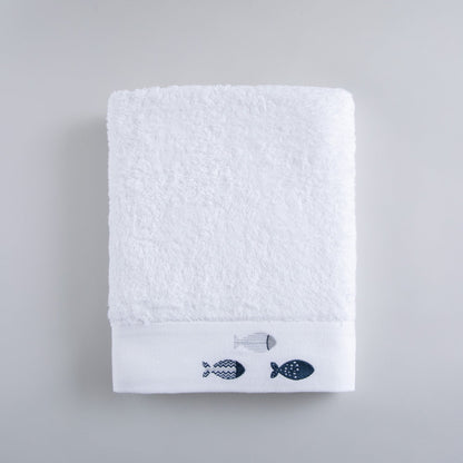 Handdoek | Delmy - Wit | Bamboe & Katoen - Pure Harmony