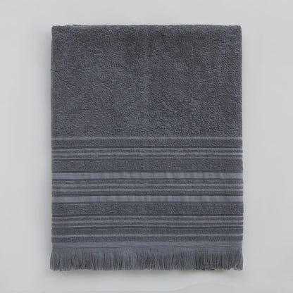 Handdoek | Derin - Asgrijs | Bamboe & Katoen - Pure Harmony