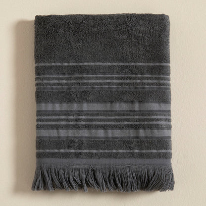 Handdoek | Derin - Asgrijs | Bamboe & Katoen - Pure Harmony