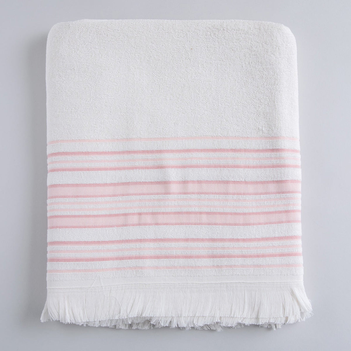 Handdoek | Derin - Ecru/Roze | Bamboe & Katoen - Pure Harmony