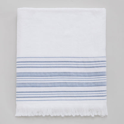 Handdoek | Derin - Lazuurblauw | Bamboe & Katoen - Pure Harmony