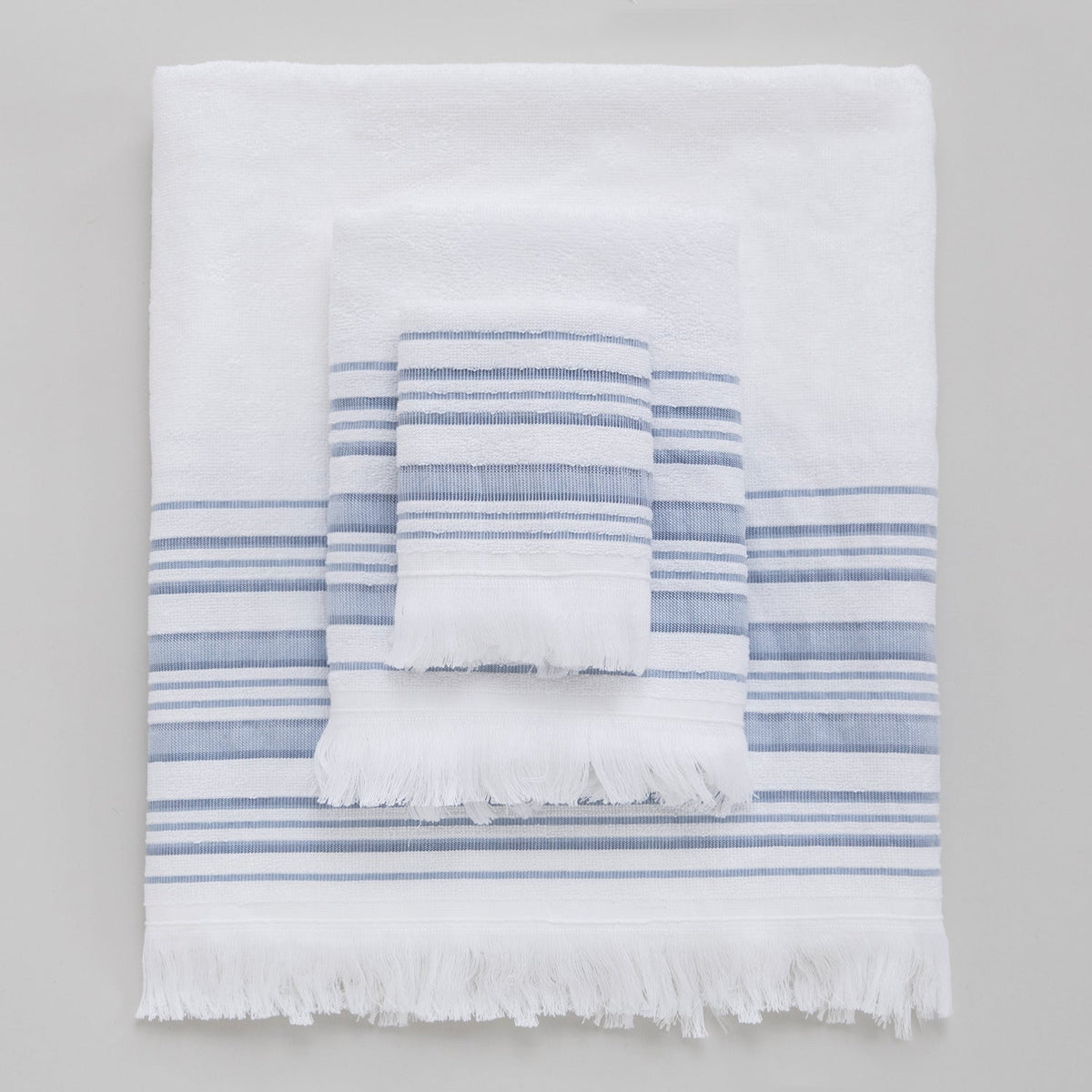 Handdoek | Derin - Lazuurblauw | Bamboe & Katoen - Pure Harmony