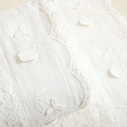 Handdoek | Flor - Ecru | Bamboe & Katoen - Pure Harmony