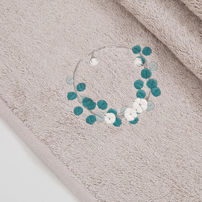 Handdoek | Sage - Mink | Bamboe & Katoen - Pure Harmony