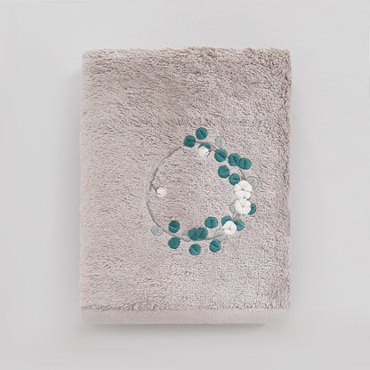 Handdoek | Sage - Mink | Bamboe & Katoen - Pure Harmony