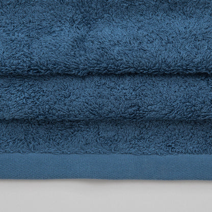 Kleur: Donkerblauw | Solid donkerblauw handdoek