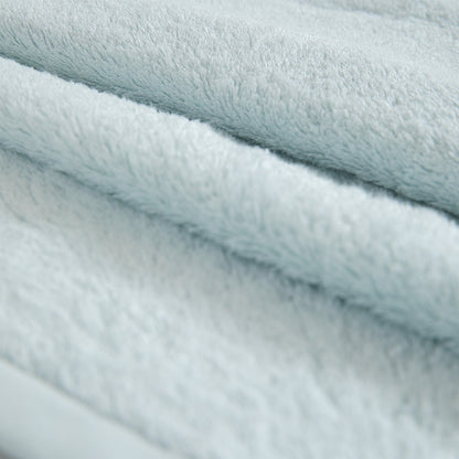 Kleur: Lichtaqua | Solid lichtaqua handdoek