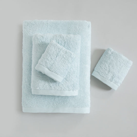 Kleur: Lichtaqua | Solid lichtaqua handdoek